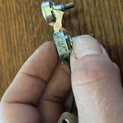 1965 1966 Fender Jazzmaster guitar set roller pots electronics image 5