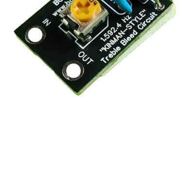 Boffin FX Guitar Kinman Adjustable Treble Bleed Circuit 1,592 Hz - Black image 2