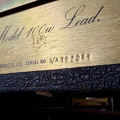 Marshall JCM 800 Lead Series 2203 100-Watt Master Volume Head 1985 - Black image 8