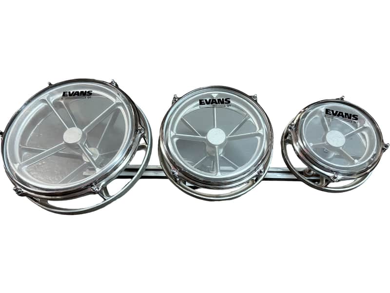 Unbranded Rototoms Set of 3, Spin-Tuned (Used) imagen 1