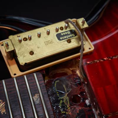 PRS Santana I - Scarlet Red Sunburst - Brazilian Rosewood Fretboard with Abalone Inlays - RARE Collector's Item image 14