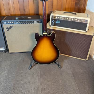 Eastman T60/TV Thinline Semi-Hollow Electric Guitar w/Case - Sunburst (Serial #P2501359) image 2