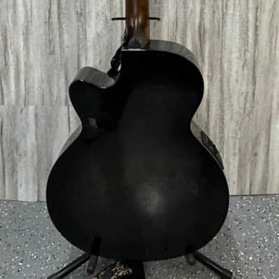 Mitchell MX430QAB Exotic Series Acoustic-Electric Guitar Regular Midnight Black Edge Burst image 6