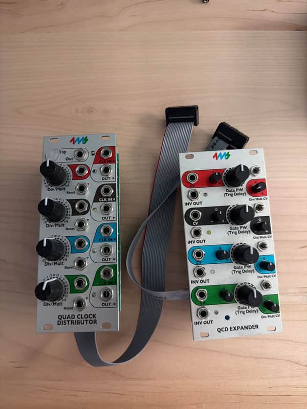 4MS Quad Clock Distributor & QCD Expander - 2010s - Silver | Reverb