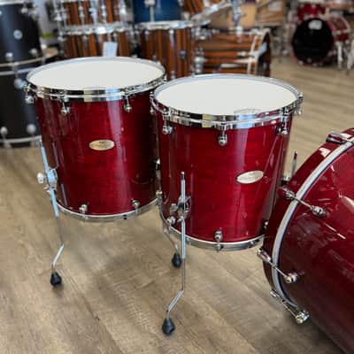 Pearl Reference One 4-pc Shell Pack 22/12/14FT/16FT (Natural Cherry) image 7