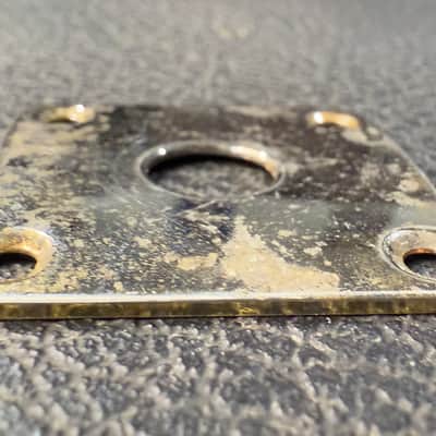 Vintage 1960-1970 Gibson Les Paul Jack Plate - Gold image 3