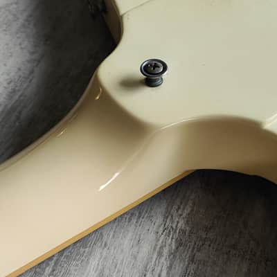 1989 Burny (by Fernandes Japan) RFB-80 Reverse Firebird (Vintage White) image 15