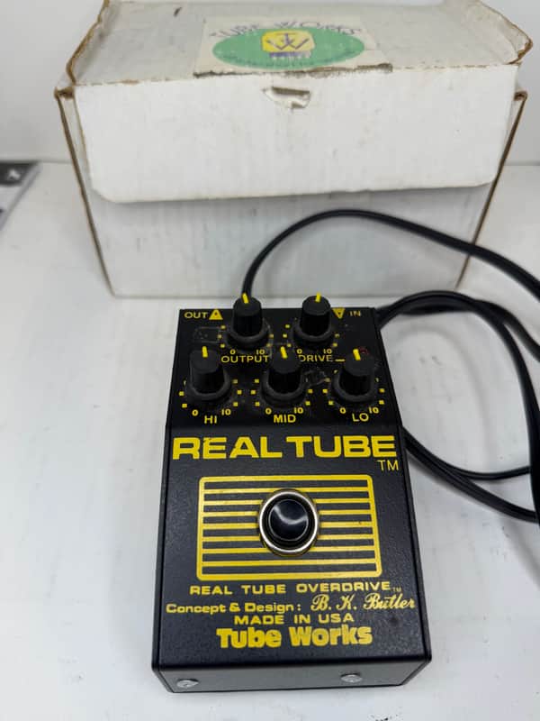With Box BK Butler Tube Works 901 Real Tube 1990’s - Black and Yellow image 1