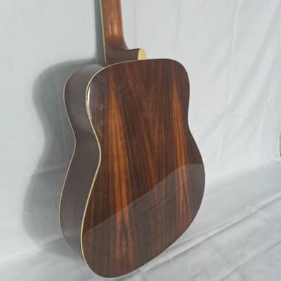 Yamaha FG730S Solid Top Brown Acoustic Guitar Natural Finish - Rosewood Back image 11
