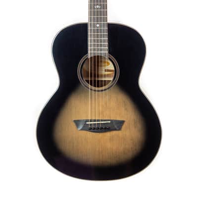 Washburn BTS9CH Bella Tono Novo S9 Studio Body Acoustic Guitar, Gloss Charcoal Burst image 1
