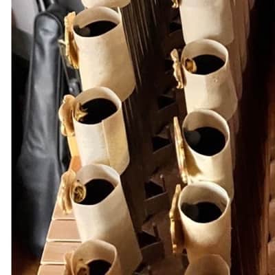Medieval/Renaissance style Portative Organ two chromatic octaves. image 11