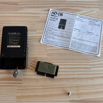 Pearl AD-08 Analog Delay 1980s - Black in Excellent Condition with Users Manual Leaflet image 11