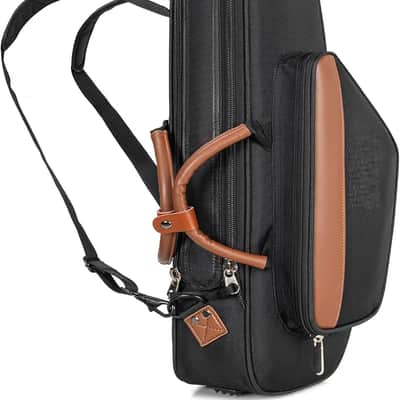 Alto Saxophone Case - Alto sax Gig Bag with 20 mm Soft Padding, Lightweight Protective Carry Case with Adjustable Shoulder Strap for Saxophone Players image 1