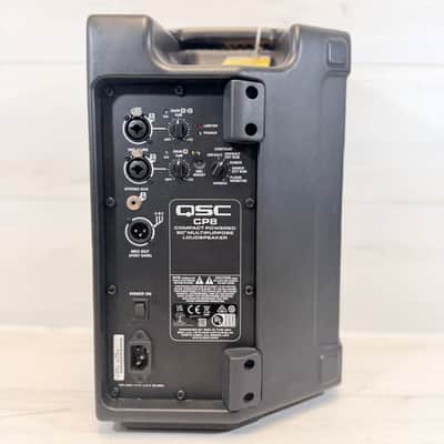 QSC CP8 8" 1000W Compact Powered PA Speaker / Floor Monitor Current Production image 3