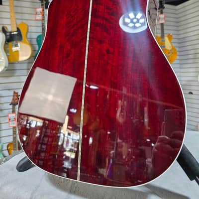 Takamine JJ325SRC John Jorgenson 6-String Acoustic-Electric - Gloss Red w/Gig Bag & PLEK*D #851 image 8