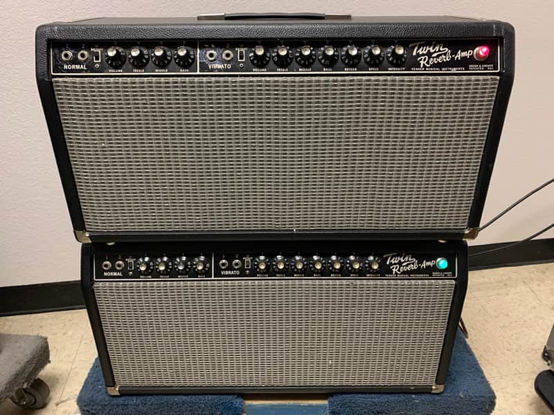 Fender Twin Reverb heads 1965/1966 (Eric Johnson owned) image 1