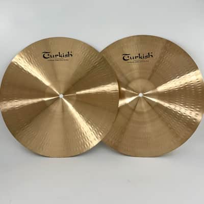 Turkish Cymbals Meta Classic Hi-Hats - 14" Brand New image 3