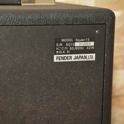 Rare Vintage Squier 15 Guitar Amp by Fender - Japan image 13