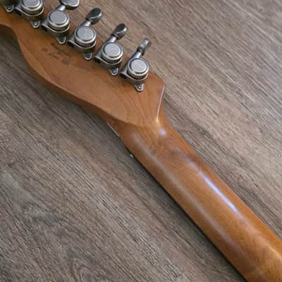 Big River “Moses” T-Style • Aged Fiesta Red Nitro • Roasted Maple/Rosewood Neck • A5 Vintage Style P/U’s image 18