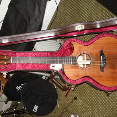 Taylor 2009 Custom Shop Sinker Redwood Top/ Macassar Ebony sides and back, Custom GC image 4