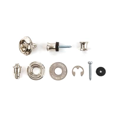 Dunlop SLS1101N Straplok Original Strap Retainer System. Nickel image 5