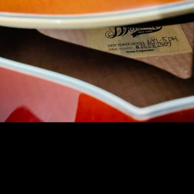 D’angelico  NYL-5  dhNew Yorker  2006 Sunburst vestax terada made in japan image 15
