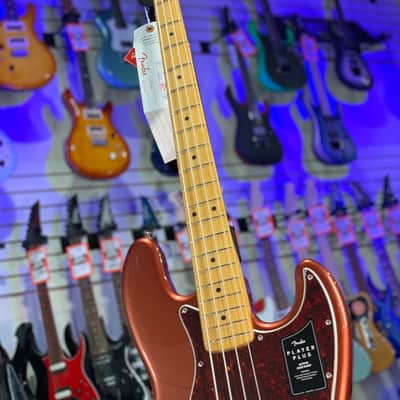 Fender Player Plus Active Jazz Bass - Aged Candy Apple Red with Maple Fingerboard *FREE PLEK WITH PURCHASE*! 672 image 5