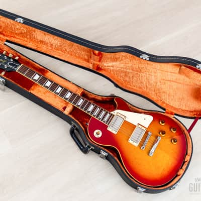 1982 Burny Super Grade RLG-50 '59 Model Burst Standard Birdseye Maple Top w/ Case image 20