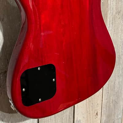 Squier Paranormal Strat-O-Sonic - Crimson Red Transparent Includes a pro Setup, Support A Brick & Mortar Store, Shop Here! image 10