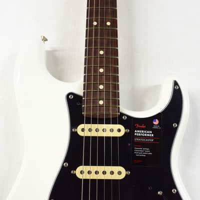 Fender American Performer Stratocaster with Rosewood Fretboard - Arctic White image 2