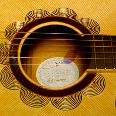 Blueberry Handmade Jumbo Acoustic Guitar Dragon Motif image 11