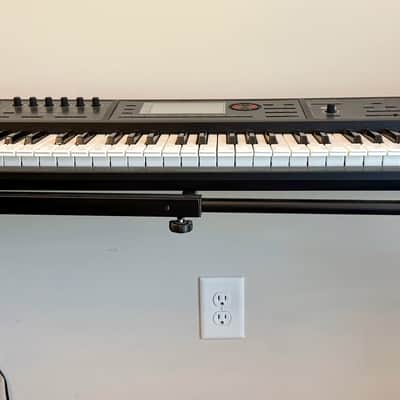 FEW HOURS PLAYING > Roland FANTOM FA-06 61 Key Workstation & Synth BONUS: 4 Leg Fold-Up Table - Black image 2