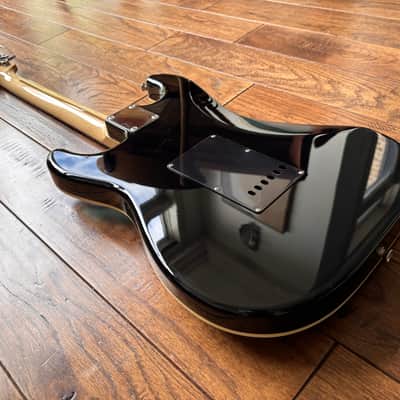 2018 Fender AST Aerodyne Stratocaster Black w/ Mirror Guard MIJ Japan image 12