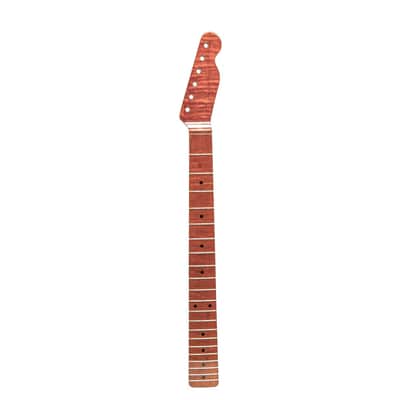 Allparts Select VIN-MOD Compound Radius Replacement Tele Neck AAA+ Roasted Flame Maple - Licensed by Fender image 2