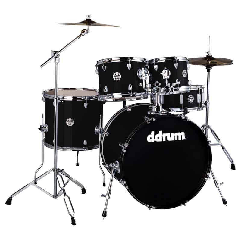 ddrum D2 -5pc - Mid. Black - Complete Kit image 1