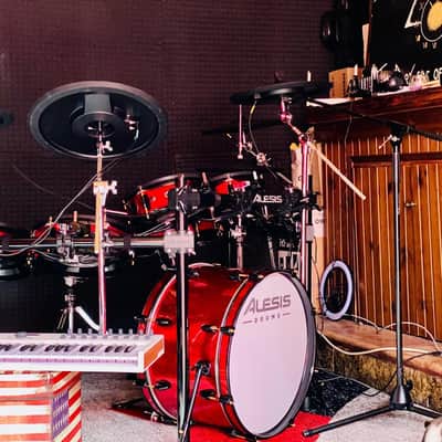 Alesis Strike Pro Special Edition Electronic Drum Set 2010s - Black / Red image 3