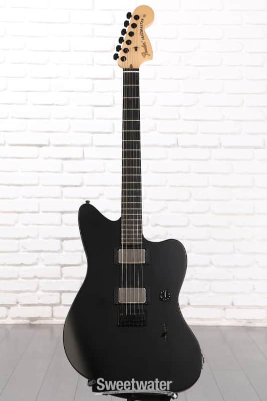Fender Jim Root Jazzmaster - Flat Black with Ebony Fingerboard (JazzMJimRootd1) image 1