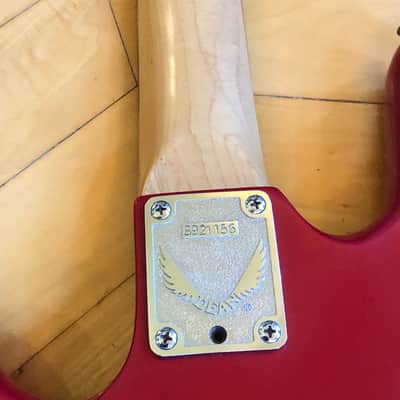 VINTAGE Dean Jammer III Red Bass Guitar, 1980s, Made In Korea, 34" Scale, 2 Pu's image 14