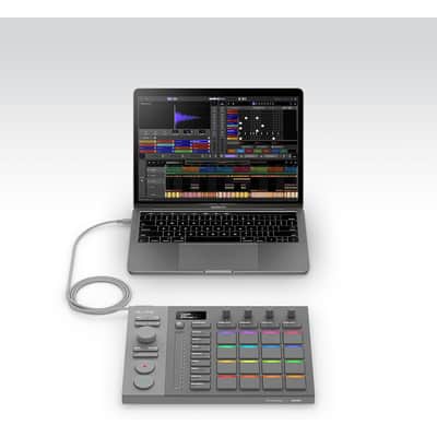 AlphaTheta SLAB MIDI Controller — Unlock Serato Studio (Full Version), Multi‑Function Dial & Focus Control, 16 Velocity Pads With Aftertouch, Touch Strip Performance; Works with Serato DJ Pro image 5