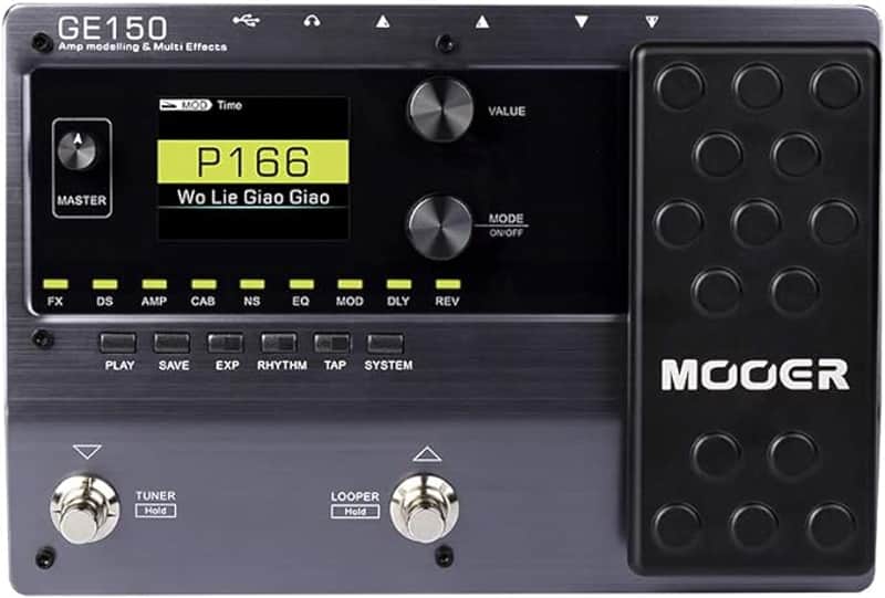 Mooer GE150 Amp Modeller & Multi Effects 2020 - Black image 1