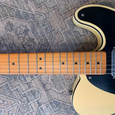 Fender Squier Telecaster 40th Anniversary Limited Edition 2022 - Vintage blonde with black binding image 5