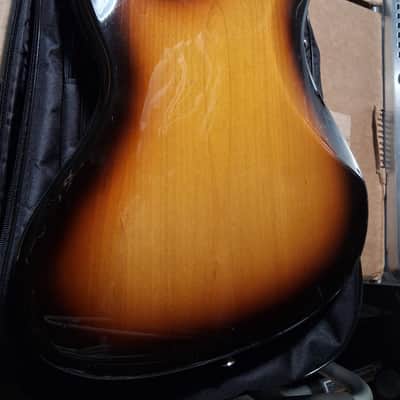 2010 Fender Japan JB62M Medium Scale 3 Tone Sunburst Jazz Bass, MIJ image 4