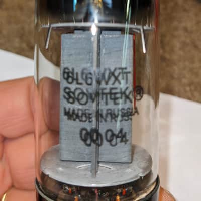 Sovtek vacuum tubes 6L6WXT+ tetrode 1980's image 6