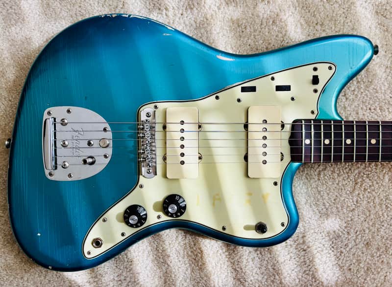 Fender Jazzmaster 1962 - Lake Placid Blue with Matching Headstock image 1