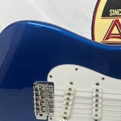Fender Standard Stratocaster Strat Electric Guitar MIM - Made in Mexico - Electron Blue image 4