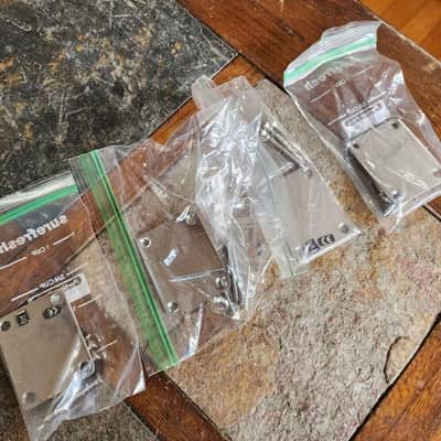 Fender lot 4 MIM/Squier neck plates for strat/tele/bass image 1