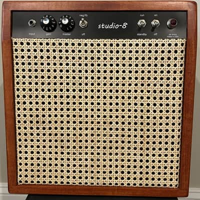 Jax Studio-8, 8-watt hand wired tube amp, 10" Eminence Alessandro speaker, dovetail maple cabinet image 1