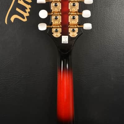 Washburn F-style Mandolin M3SWETWRK-D 2020 Red Sunburst image 6