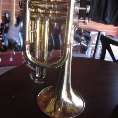 Vintage 1960 Conn Director Brass Bb Cornet with Vincent Bach 7C Mouthpiece & Constellation 7B-N Mouthpiece w/ Hard Case image 2