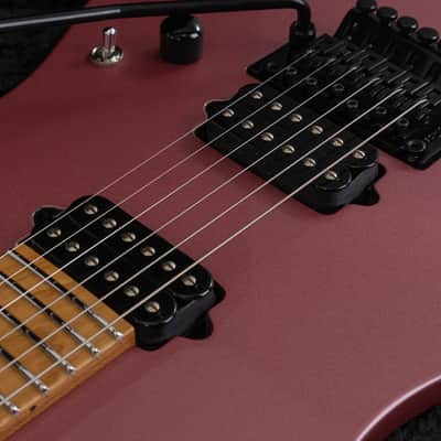 Suhr Modern Custom Firehouse Guitars Exclusive Electric Guitar, Roasted Maple Fingerboard, Burgundy Mist image 7